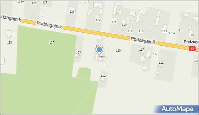 Podzagajnik, Podzagajnik, 122b, mapa Podzagajnik