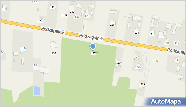 Podzagajnik, Podzagajnik, 127, mapa Podzagajnik