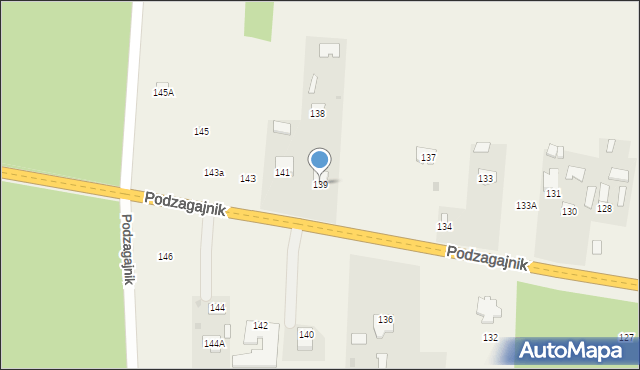 Podzagajnik, Podzagajnik, 139, mapa Podzagajnik