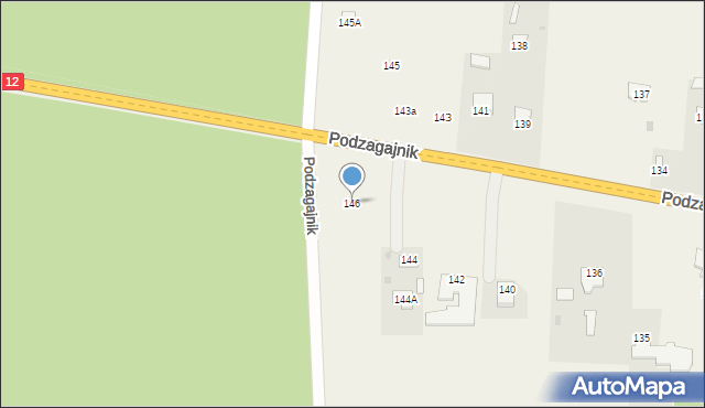 Podzagajnik, Podzagajnik, 146, mapa Podzagajnik