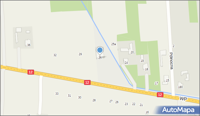 Podzagajnik, Podzagajnik, 25, mapa Podzagajnik