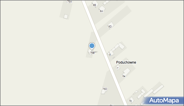 Podzakrzówek, Podzakrzówek, 76B, mapa Podzakrzówek