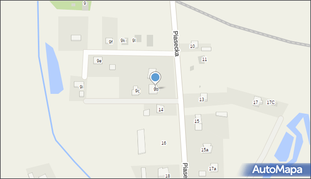 Podzamcze, Podzamcze, 9b, mapa Podzamcze