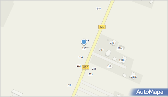 Podzamcze, Podzamcze, 236, mapa Podzamcze