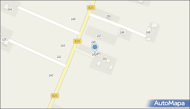 Podzamcze, Podzamcze, 241A, mapa Podzamcze