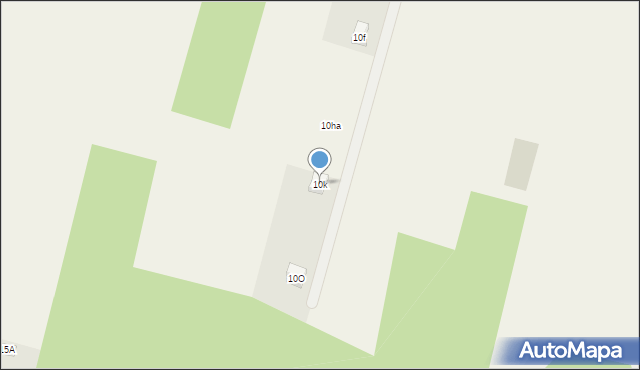 Podzamcze, Podzamcze, 10k, mapa Podzamcze