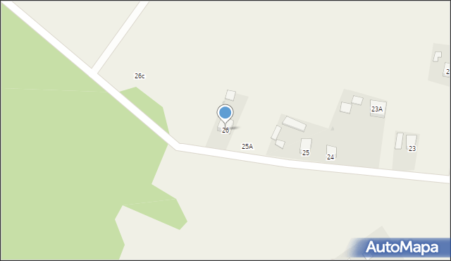 Podzamcze, Podzamcze, 26, mapa Podzamcze