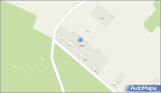 Podzamcze, Podzamcze, 37B, mapa Podzamcze