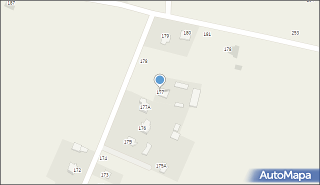 Podzamcze Kolonia, Podzamcze Kolonia, 177, mapa Podzamcze Kolonia