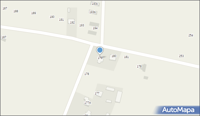 Podzamcze Kolonia, Podzamcze Kolonia, 179, mapa Podzamcze Kolonia