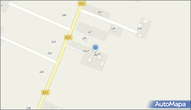 Podzamcze Kolonia, Podzamcze Kolonia, 241, mapa Podzamcze Kolonia