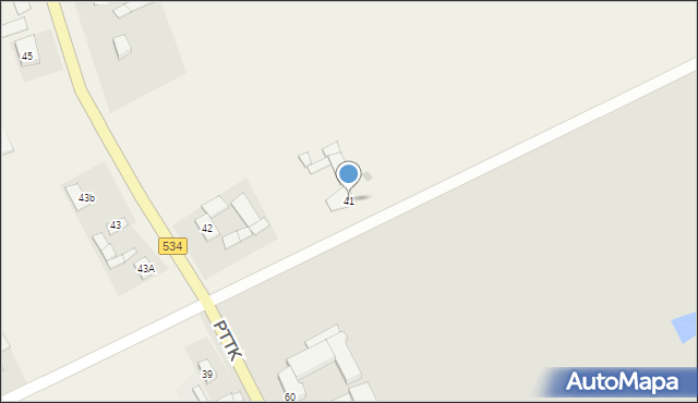 Podzamek Golubski, Podzamek Golubski, 41, mapa Podzamek Golubski