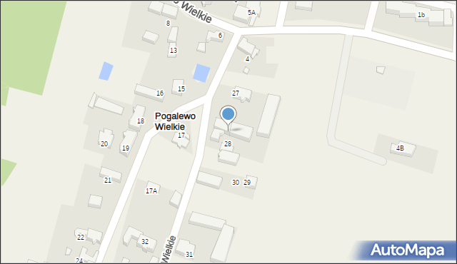 Pogalewo Wielkie, Pogalewo Wielkie, 27, mapa Pogalewo Wielkie