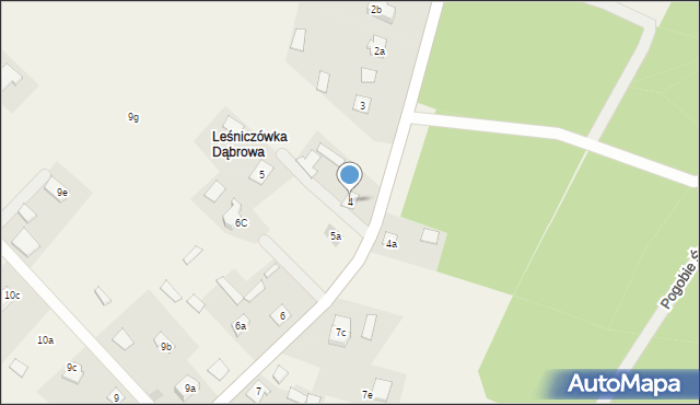 Pogobie Średnie, Pogobie Średnie, 4, mapa Pogobie Średnie