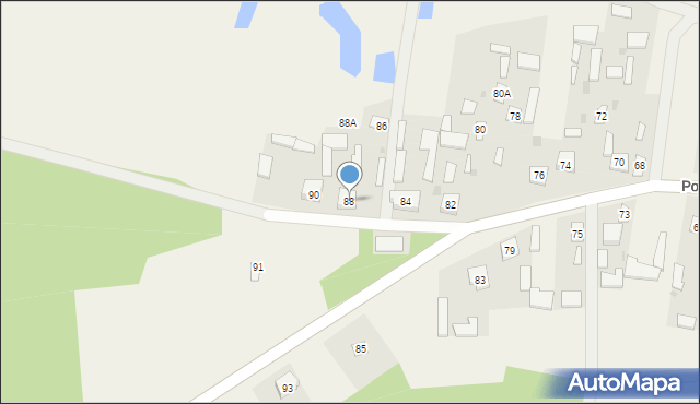 Pogonów, Pogonów, 88, mapa Pogonów