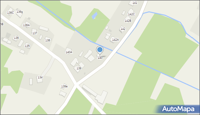 Pogórska Wola, Pogórska Wola, 140, mapa Pogórska Wola