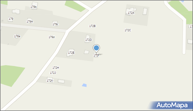 Pogórska Wola, Pogórska Wola, 172f, mapa Pogórska Wola