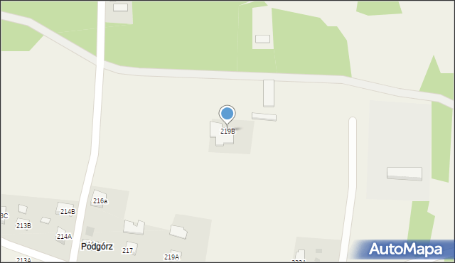 Pogórska Wola, Pogórska Wola, 219B, mapa Pogórska Wola