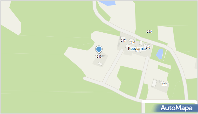 Pogórska Wola, Pogórska Wola, 245, mapa Pogórska Wola