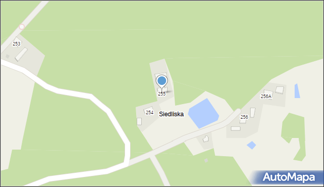 Pogórska Wola, Pogórska Wola, 255, mapa Pogórska Wola