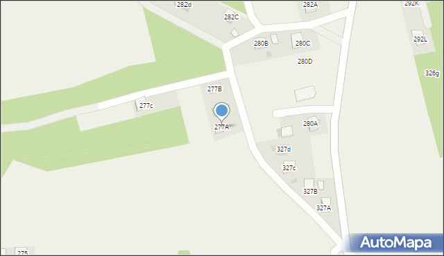 Pogórska Wola, Pogórska Wola, 277A, mapa Pogórska Wola