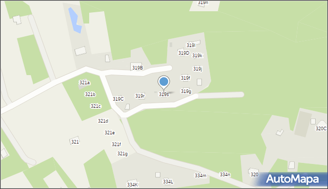 Pogórska Wola, Pogórska Wola, 319s, mapa Pogórska Wola