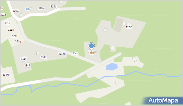 Pogórska Wola, Pogórska Wola, 320, mapa Pogórska Wola