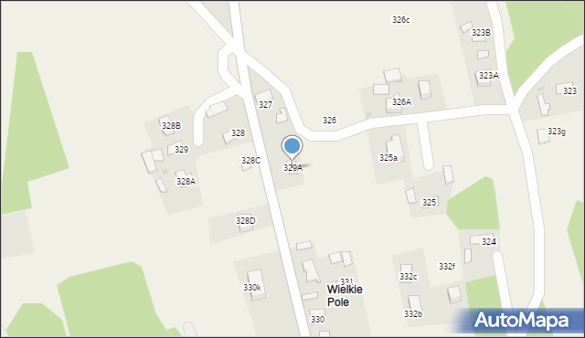 Pogórska Wola, Pogórska Wola, 329A, mapa Pogórska Wola