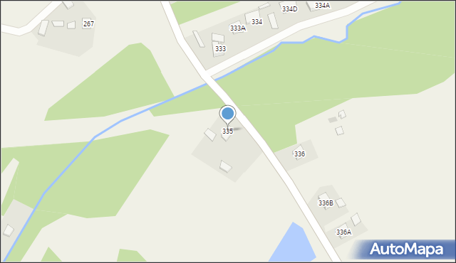 Pogórska Wola, Pogórska Wola, 335, mapa Pogórska Wola