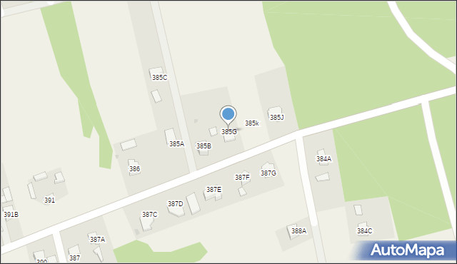 Pogórska Wola, Pogórska Wola, 385G, mapa Pogórska Wola
