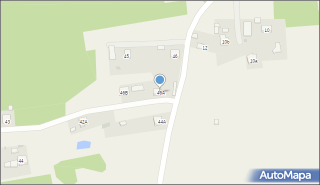 Pogórska Wola, Pogórska Wola, 46A, mapa Pogórska Wola