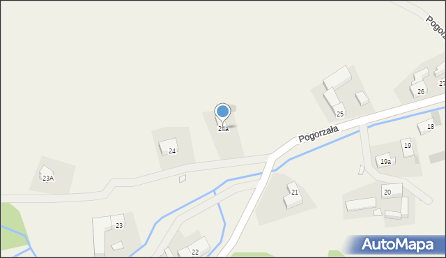 Pogorzała, Pogorzała, 24a, mapa Pogorzała