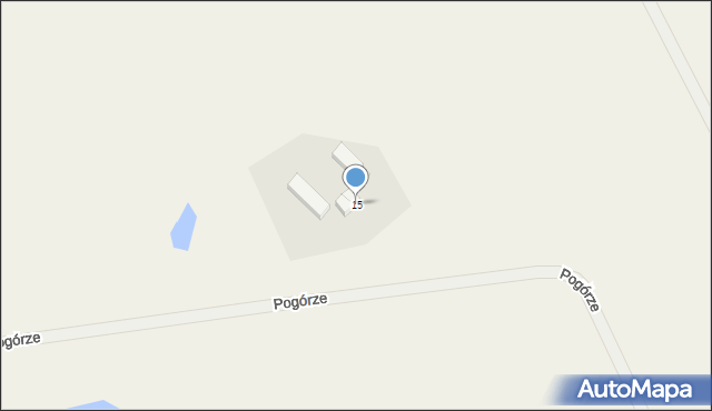 Pogórze, Pogórze, 15, mapa Pogórze