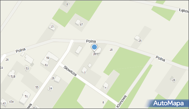 Pogorzel, Polna, 16, mapa Pogorzel