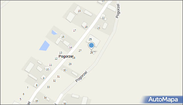 Pogorzel, Pogorzel, 26, mapa Pogorzel