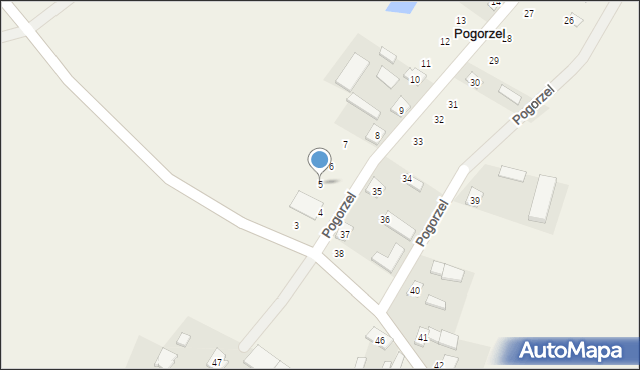 Pogorzel, Pogorzel, 5, mapa Pogorzel