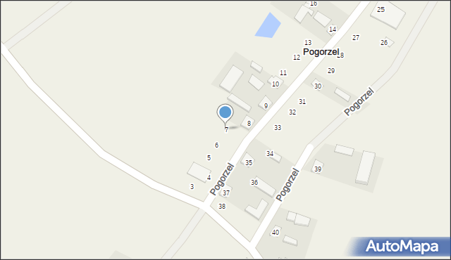 Pogorzel, Pogorzel, 7, mapa Pogorzel