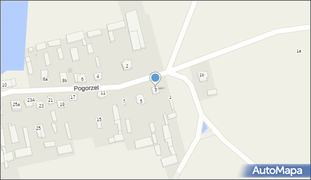 Pogorzel, Pogorzel, 3, mapa Pogorzel