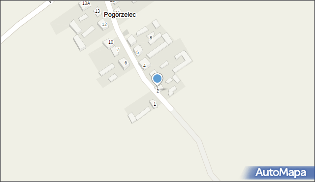 Pogorzelec, Pogorzelec, 2, mapa Pogorzelec