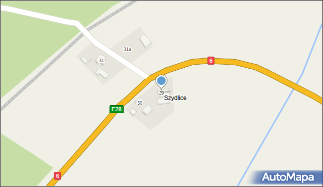 Pogorzelice, Pogorzelice, 29, mapa Pogorzelice