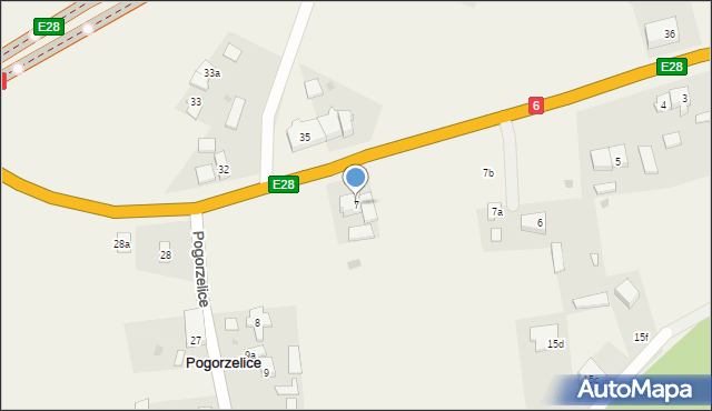 Pogorzelice, Pogorzelice, 7, mapa Pogorzelice