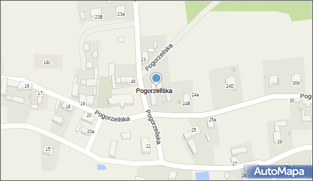 Pogorzeliska, Pogorzeliska, 24, mapa Pogorzeliska