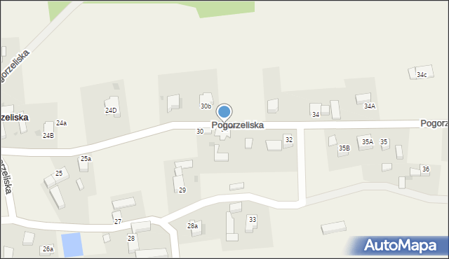 Pogorzeliska, Pogorzeliska, 31, mapa Pogorzeliska