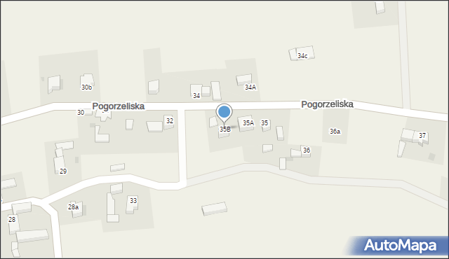 Pogorzeliska, Pogorzeliska, 35B, mapa Pogorzeliska