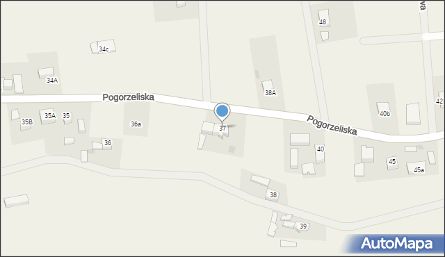 Pogorzeliska, Pogorzeliska, 37, mapa Pogorzeliska