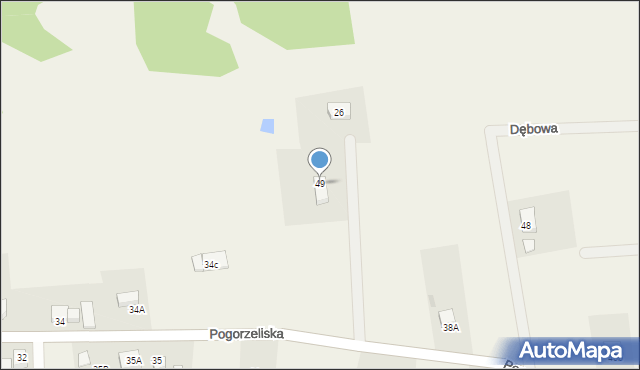 Pogorzeliska, Pogorzeliska, 49, mapa Pogorzeliska