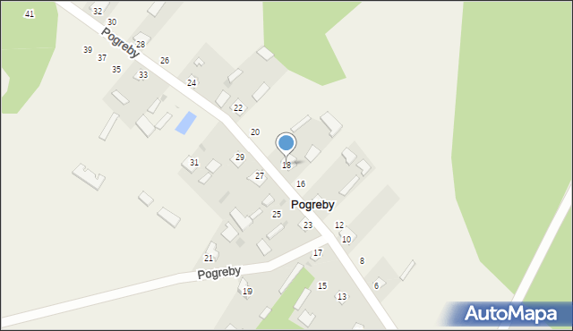 Pogreby, Pogreby, 18, mapa Pogreby