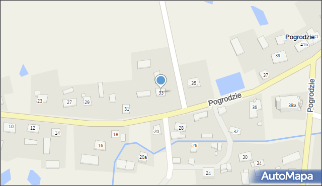 Pogrodzie, Pogrodzie, 33, mapa Pogrodzie