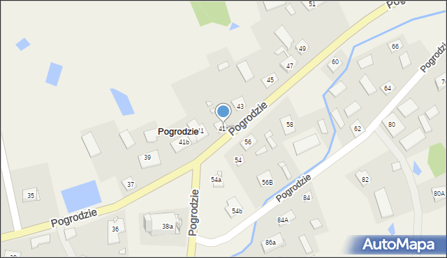 Pogrodzie, Pogrodzie, 41a, mapa Pogrodzie