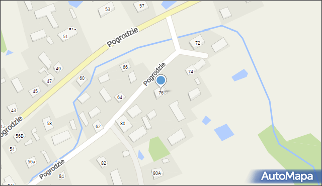 Pogrodzie, Pogrodzie, 76, mapa Pogrodzie